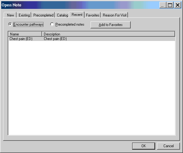 Open Recent Note